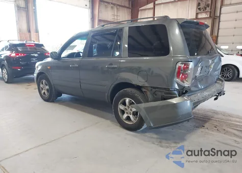 2007 Honda Pilot Ex-L из США, поврежденный, VIN 2HKYF18537H539295